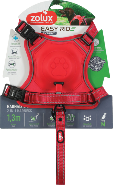 Easyride Harness Red, Medium